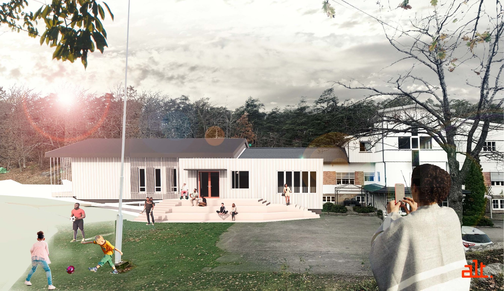Illustrasjon tilbygg