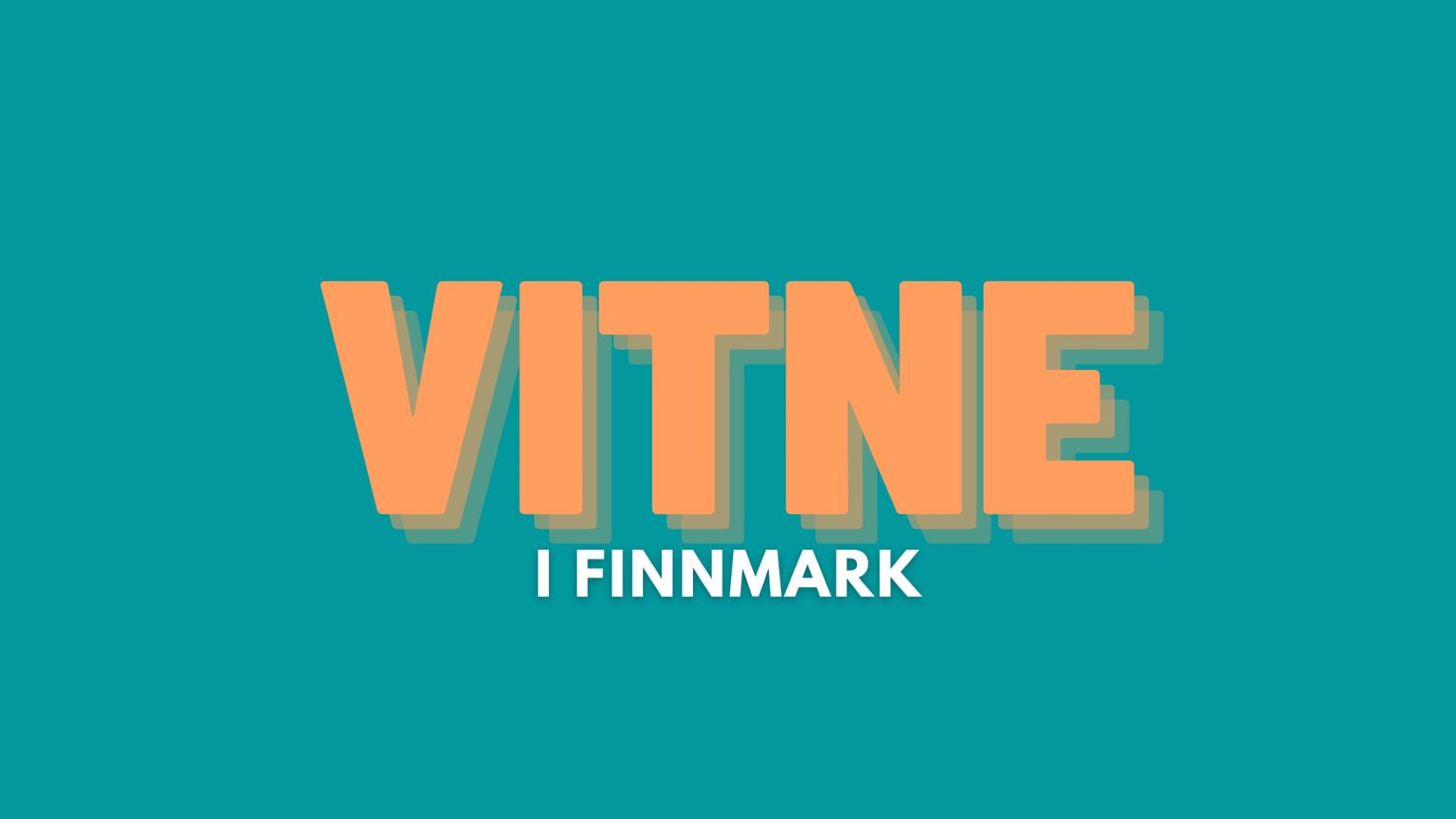 Logo til VITNE i Finnmark