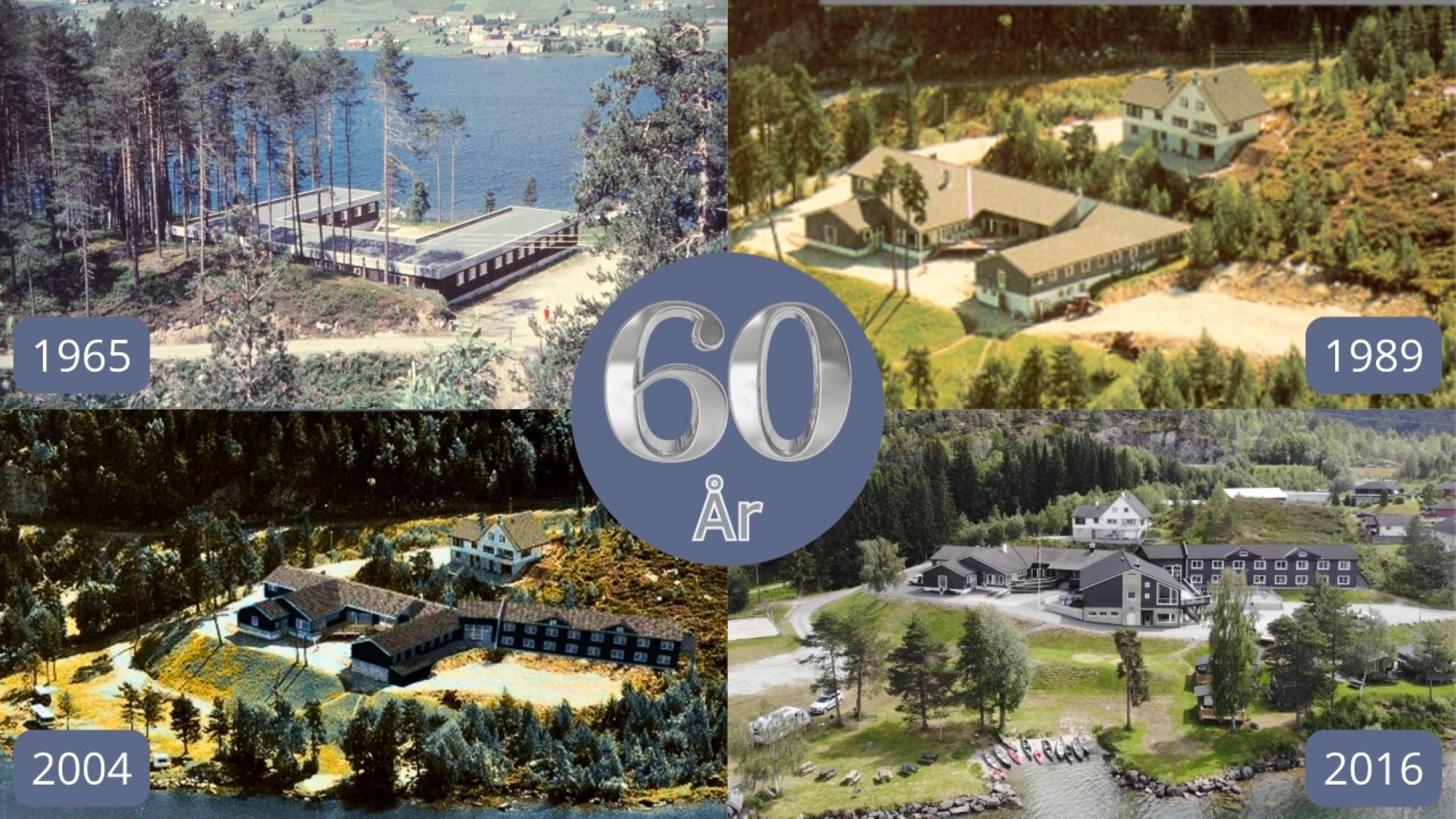 Utsjånad på 4 ulike årstal