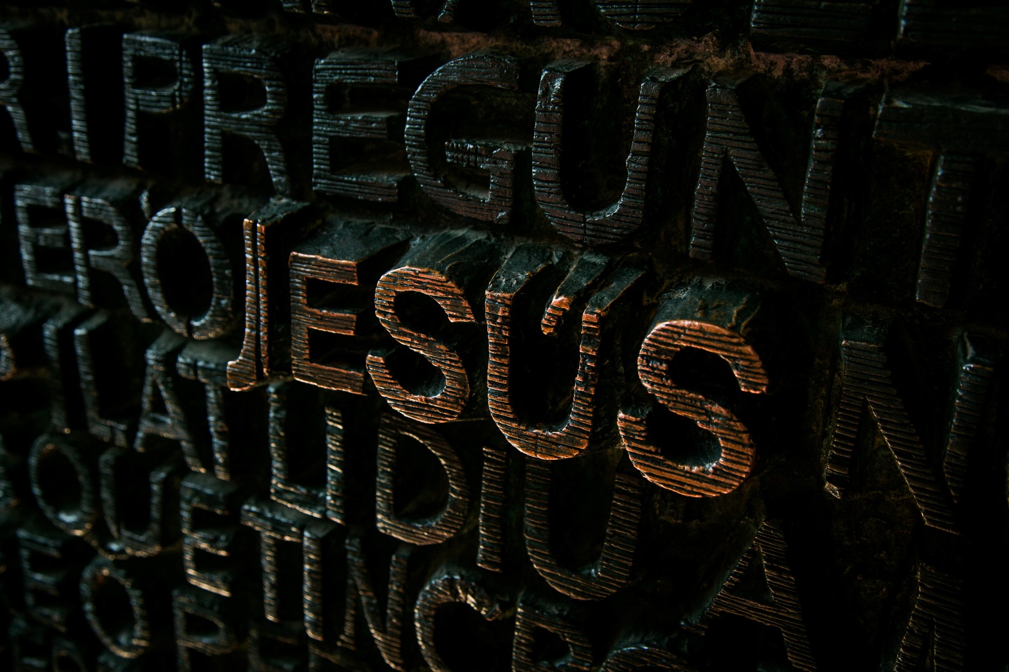 bokstaver former Jesus