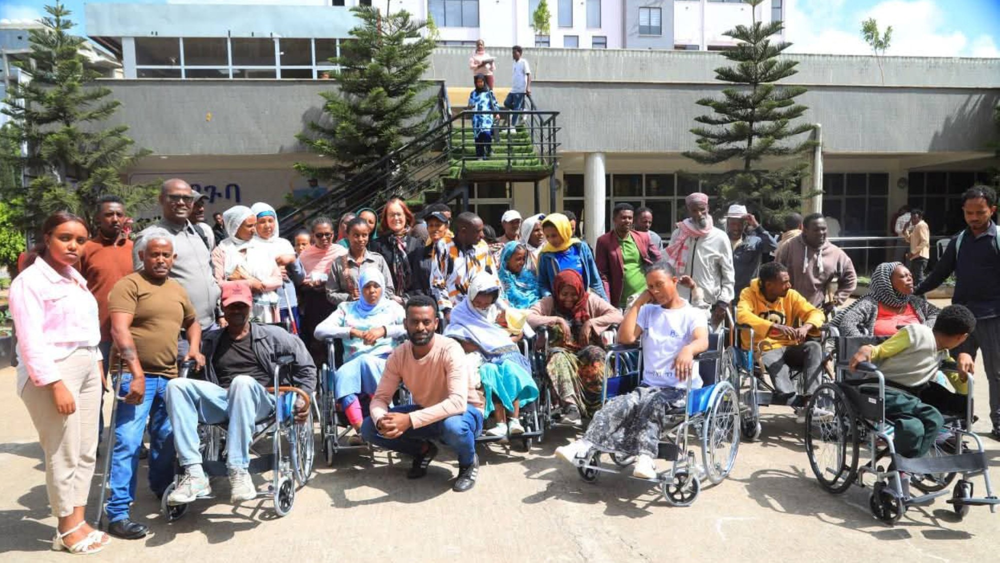 Stor flokk fra prosjektet