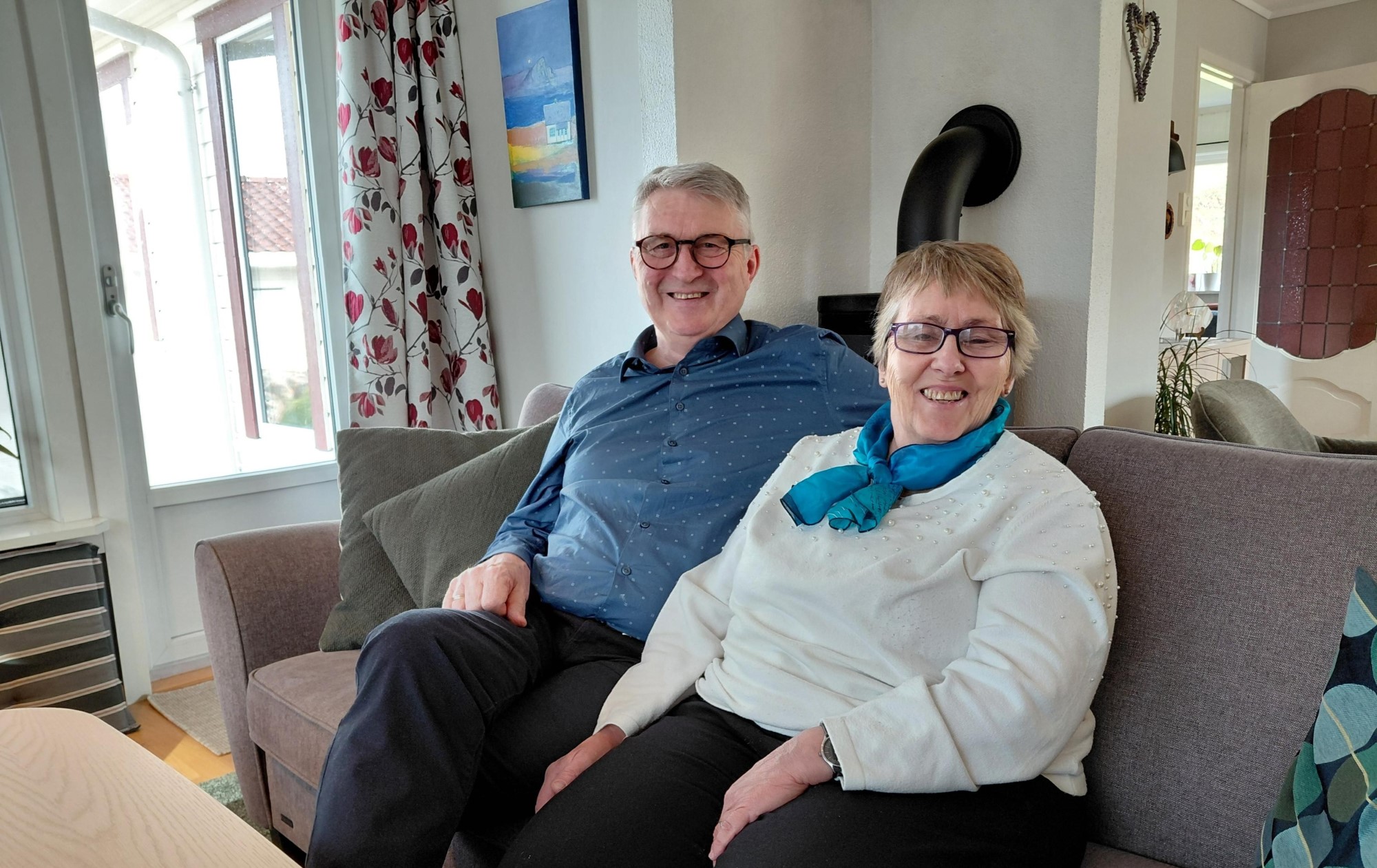 Bildet viser Kirsti og Steinar Dimmen