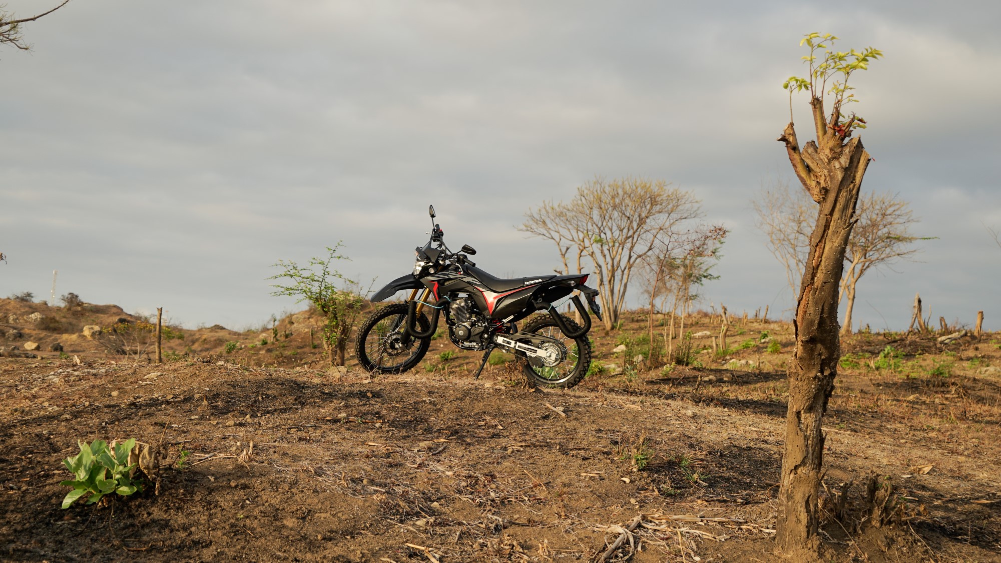 Motorsykkel i villmarken