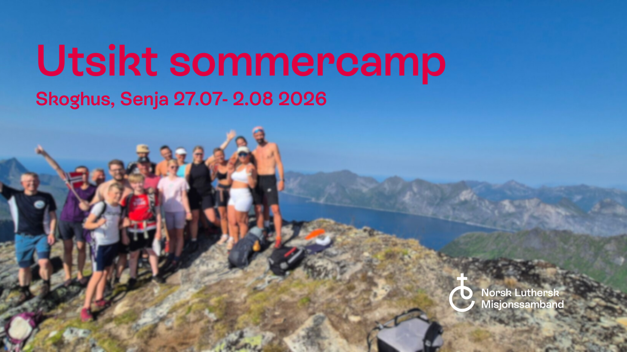 Utsikt sommercamp bilde fra turen