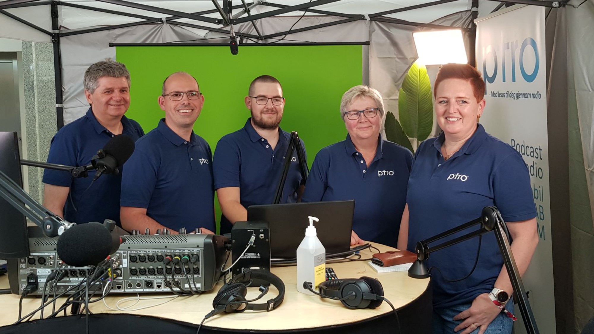 pTro-teamet på stand