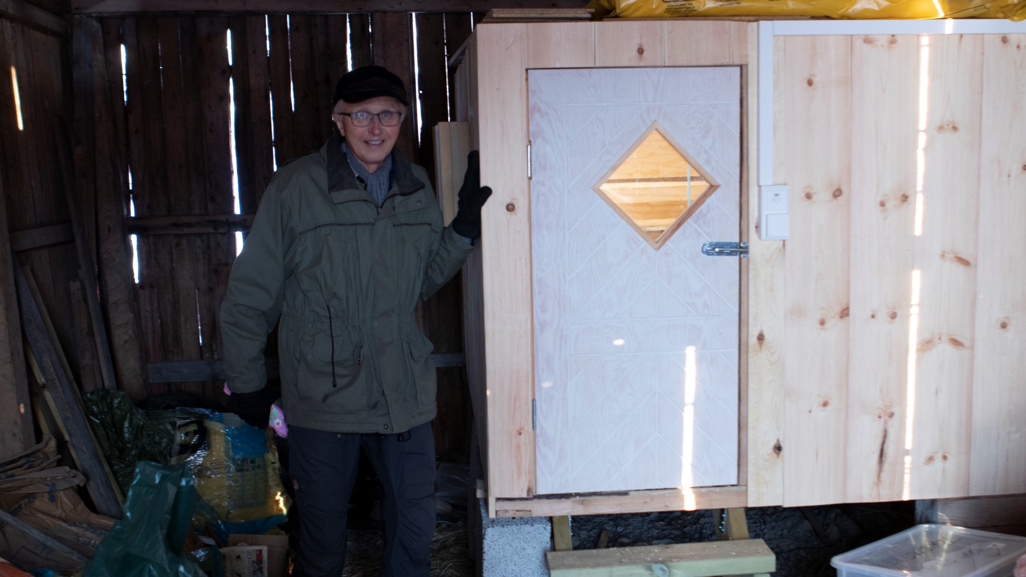 Egil Grandhagen og hønsehuset