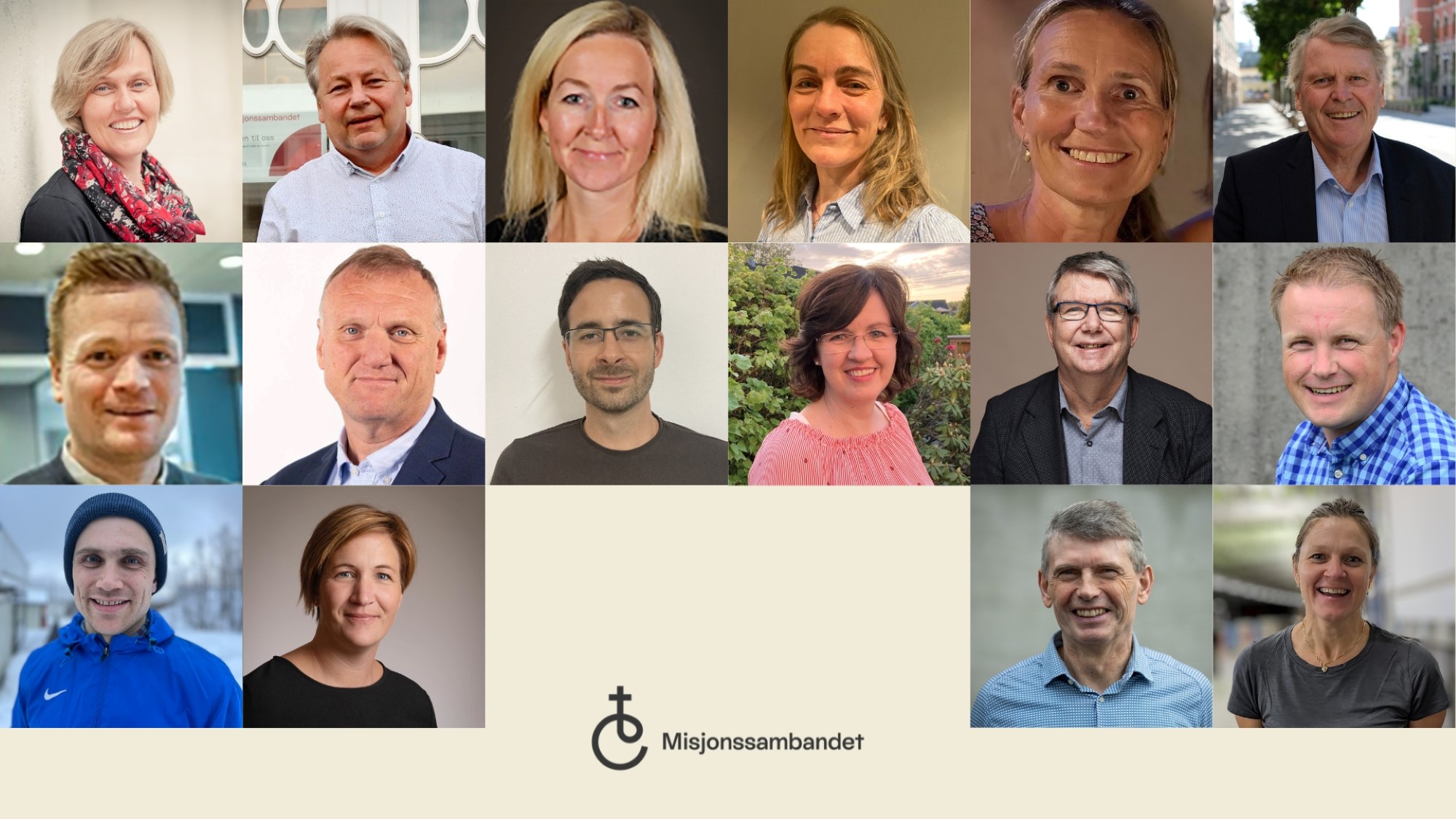 Collage av alle kandidatene
