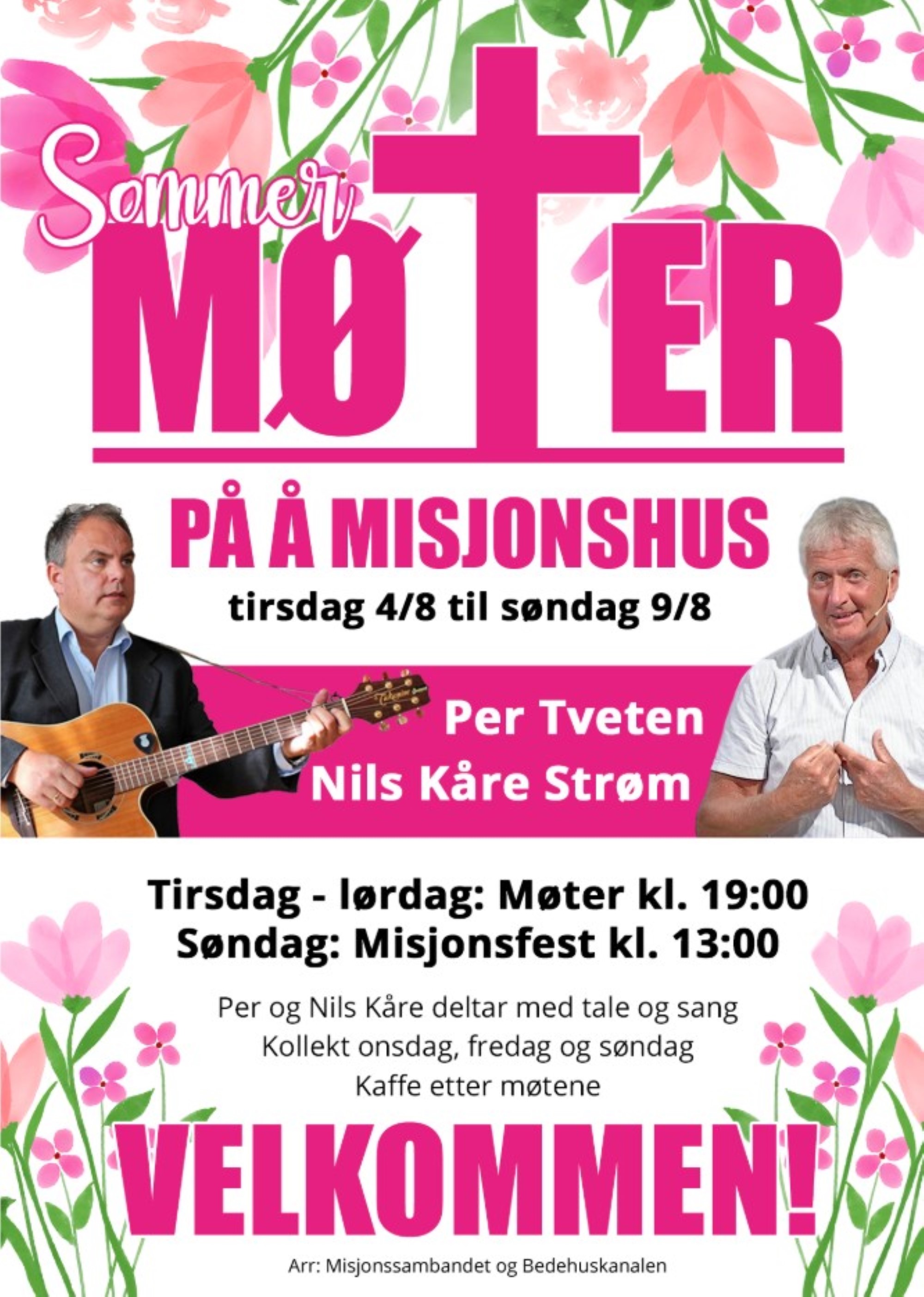 Plakat for Sommermøter i Åfjord