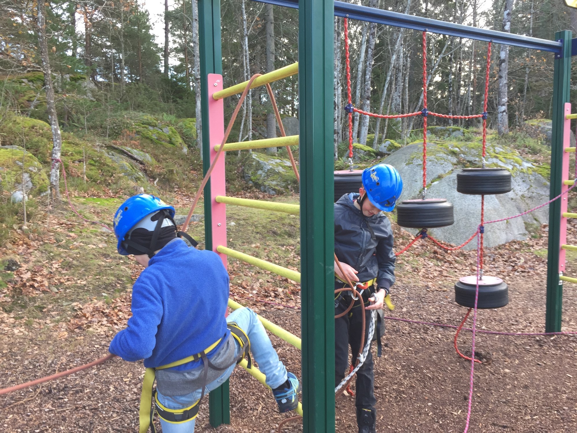 Klatring på Tweens Aktiv-leir