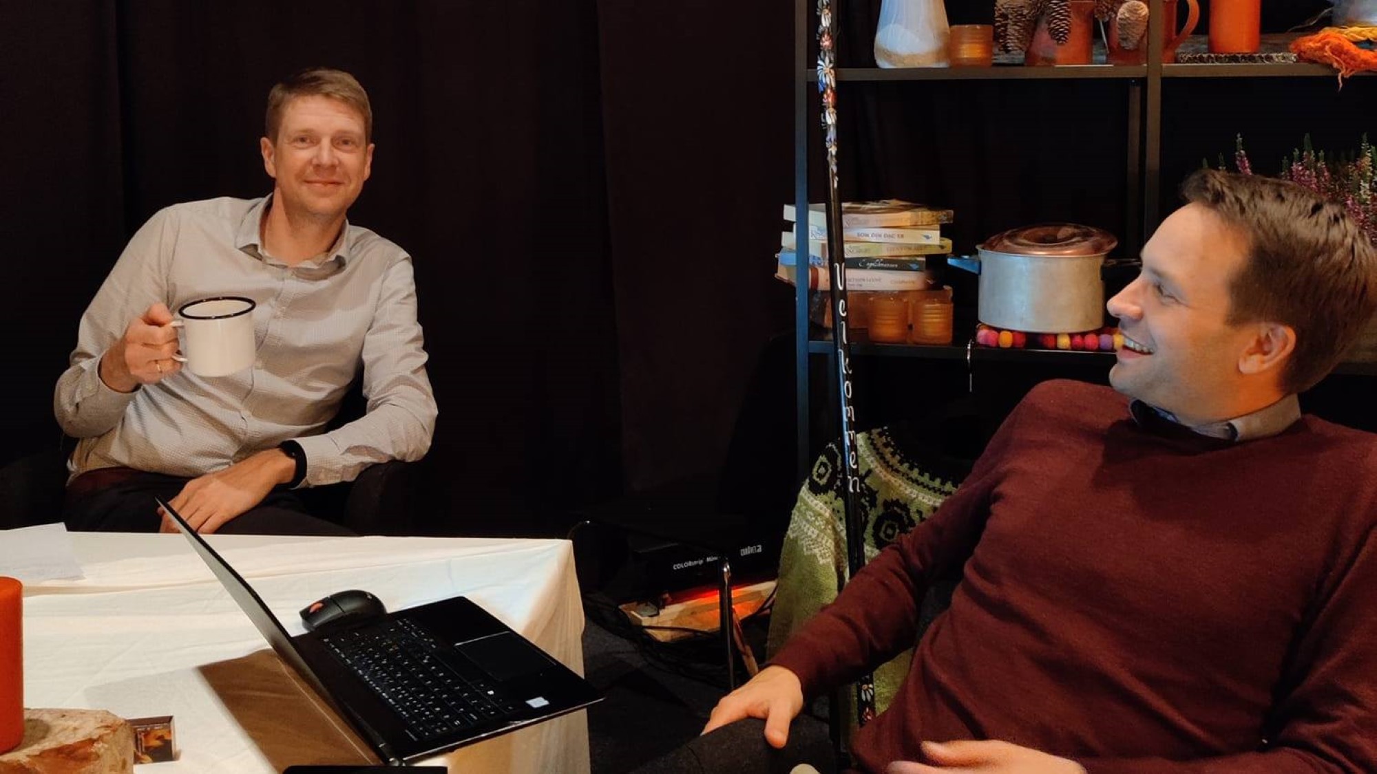 Fra gjennomføringen av messa.