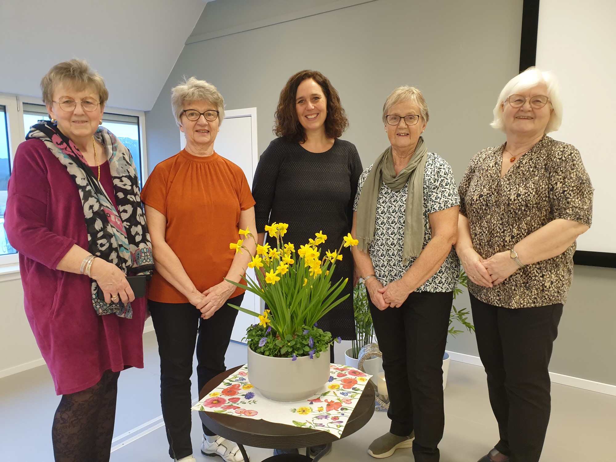 Arbeidsgruppa sammen med dagens taler.