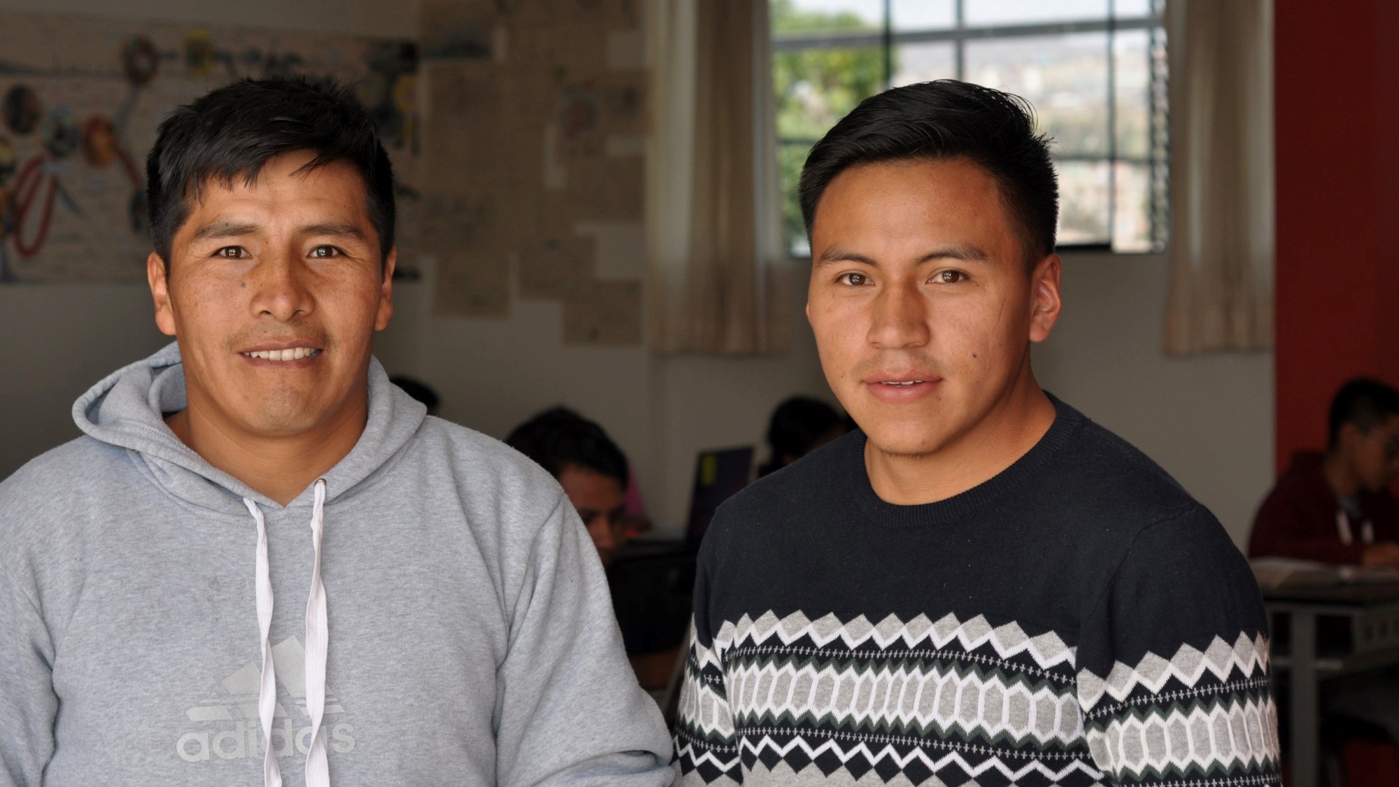 To peruanske menn (studenter)
