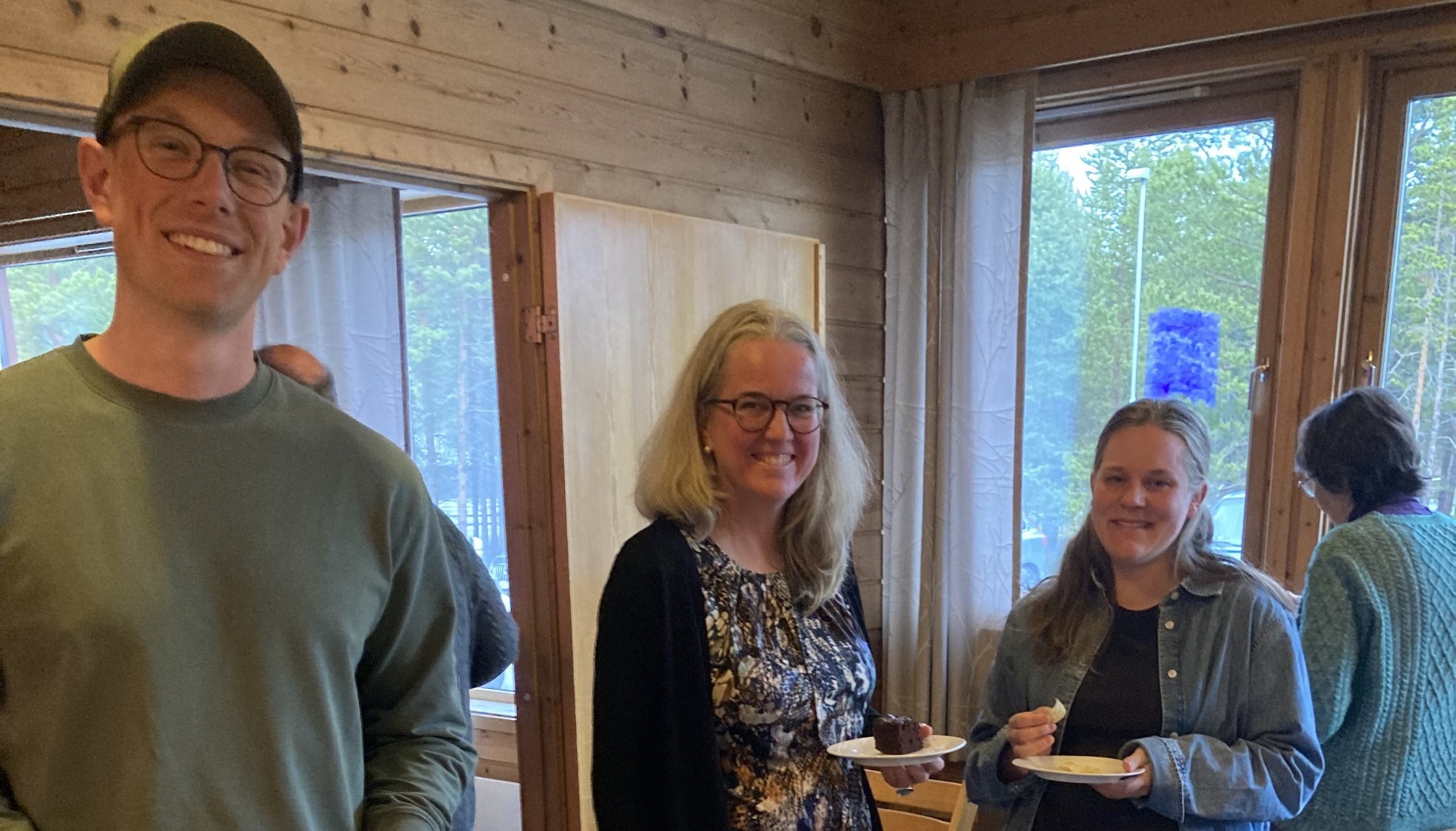 Ole Skaiaa, Victoria Bø og Julie Helliesen på regionkonferansen i Alta